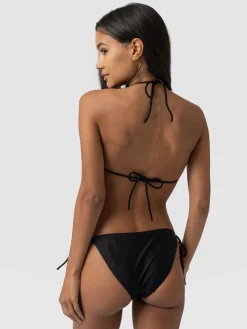 Clearance Saint and Sofia Alba Triangle Bikini Top - Black