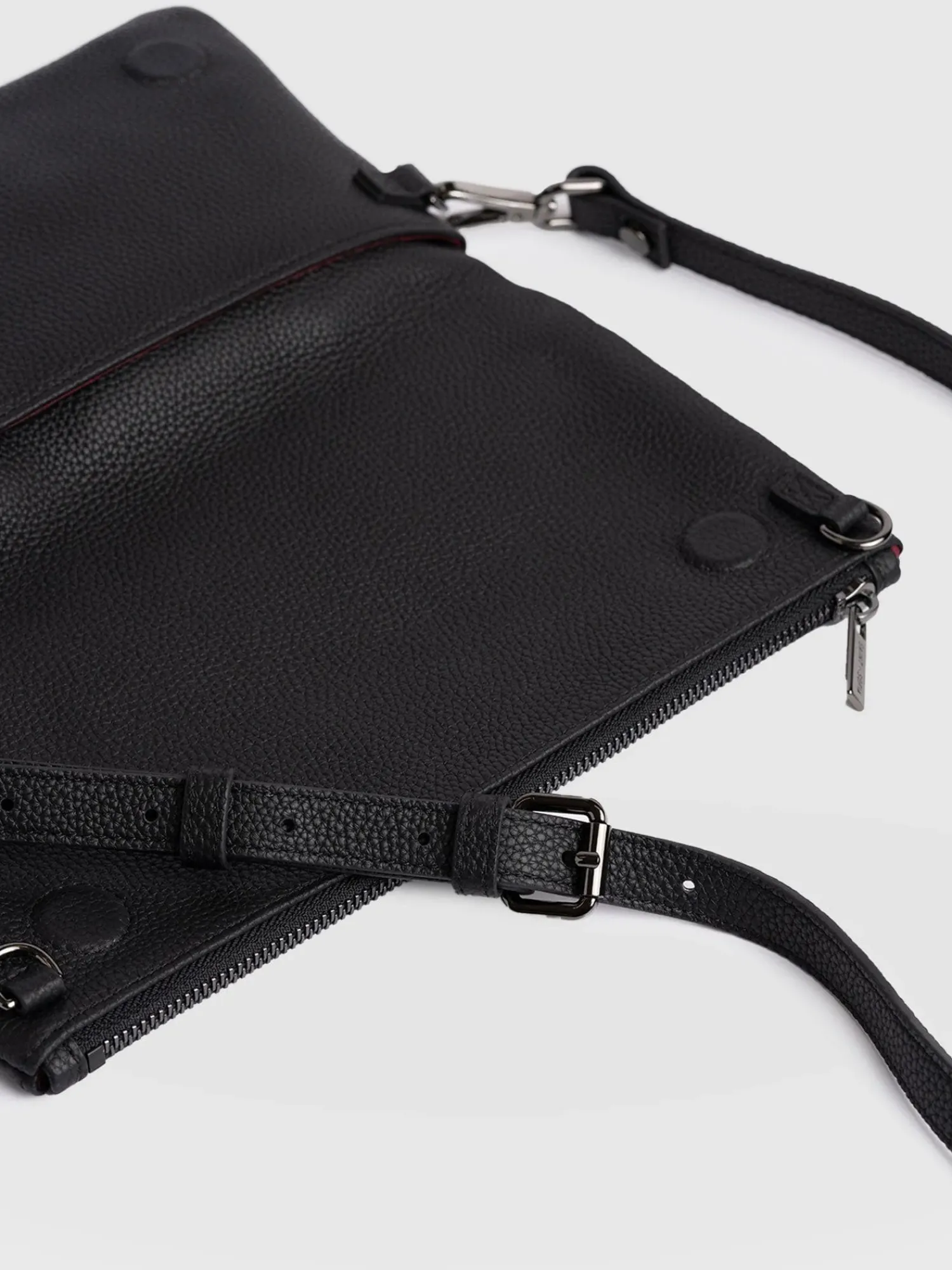Clearance Saint and Sofia Alexis Studded Clutch - Black