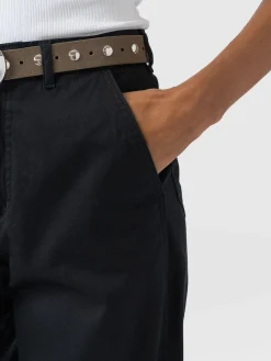 Discount Saint and Sofia Alma Barrel Leg Chino - Black