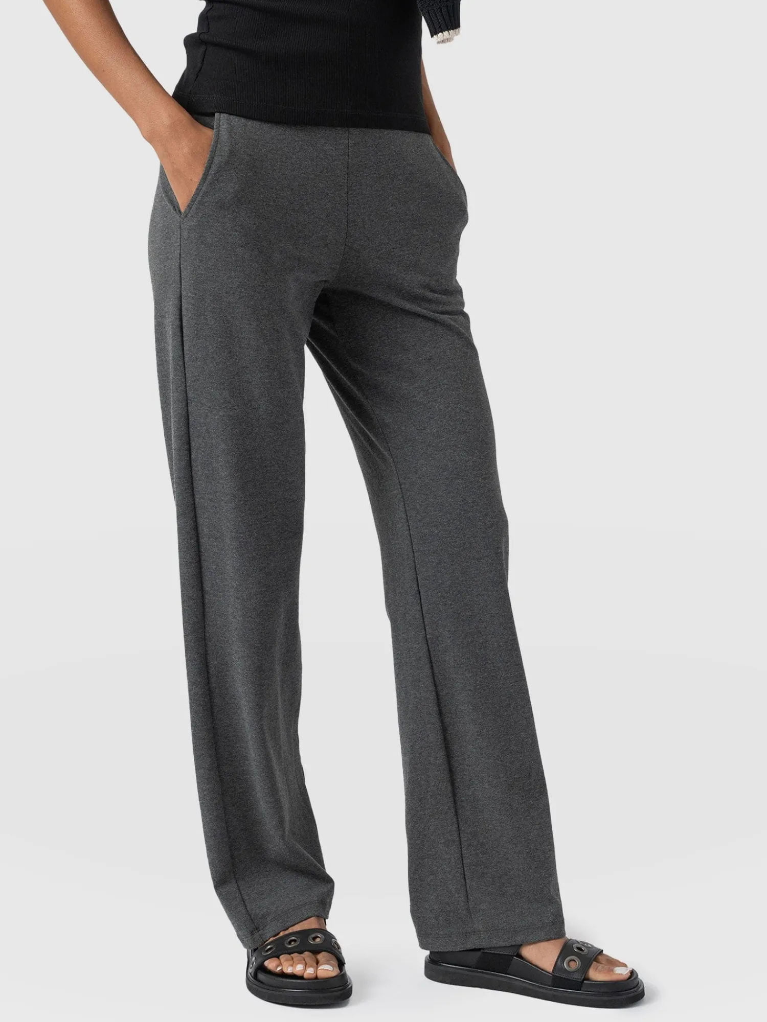 Discount Saint and Sofia Apartment Pant - Charcoal