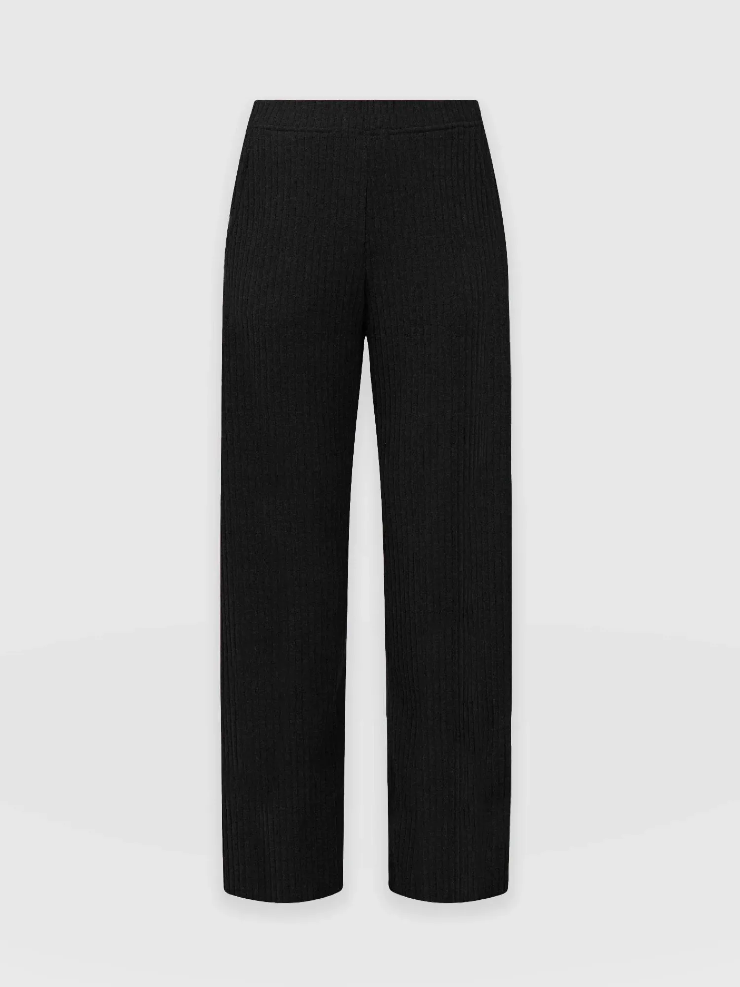 Hot Saint and Sofia Apartment Pant Ribbed - Black Rib
