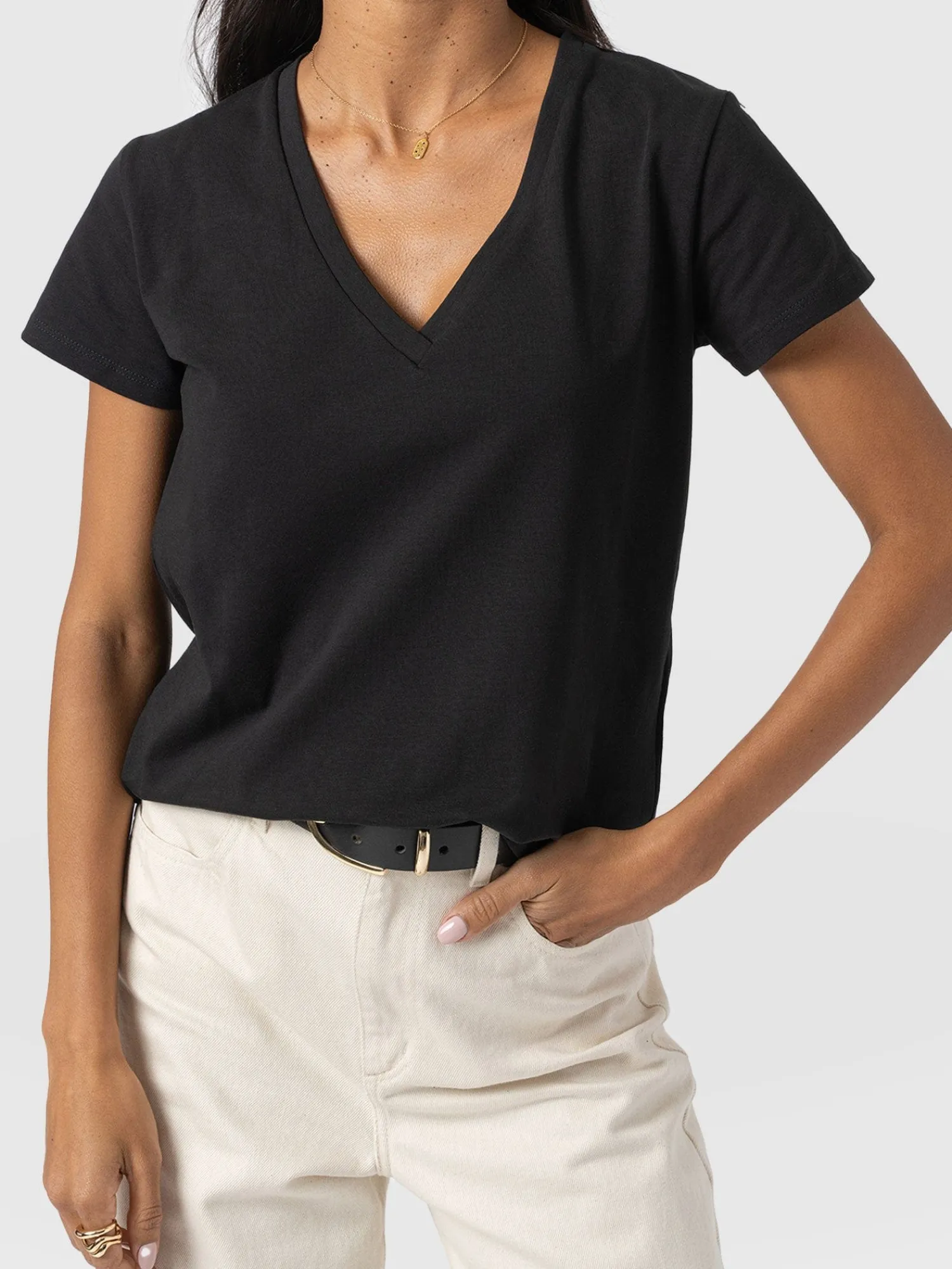 Hot Saint and Sofia Apartment Tee - Black