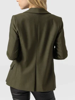 New Saint and Sofia Argent Blazer - Khaki