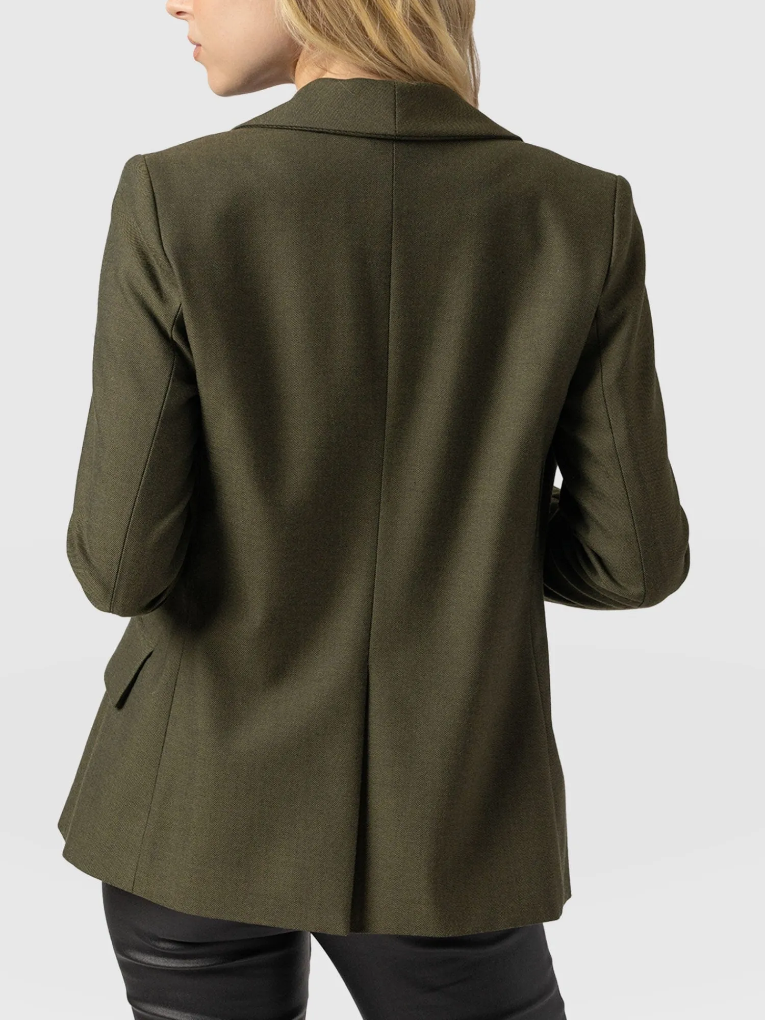 New Saint and Sofia Argent Blazer - Khaki
