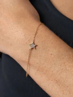 Online Saint and Sofia Astral Star Bracelet - Gold