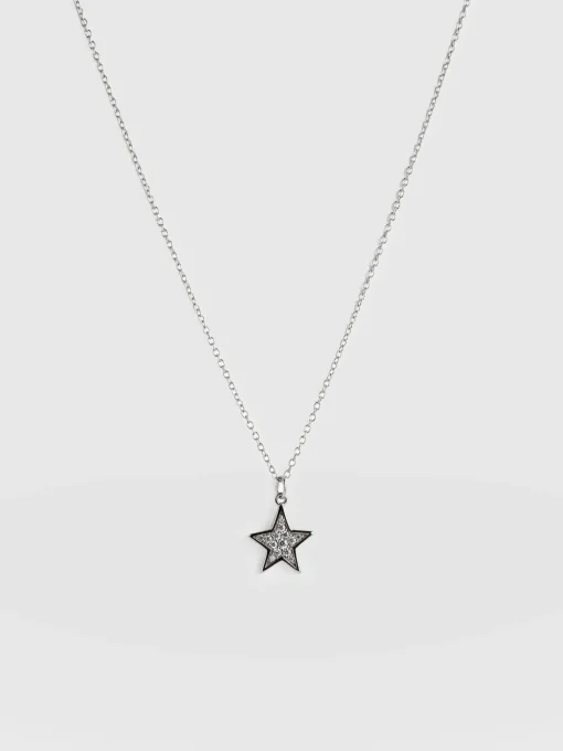 Fashion Saint and Sofia Astral Star Necklace - Silver