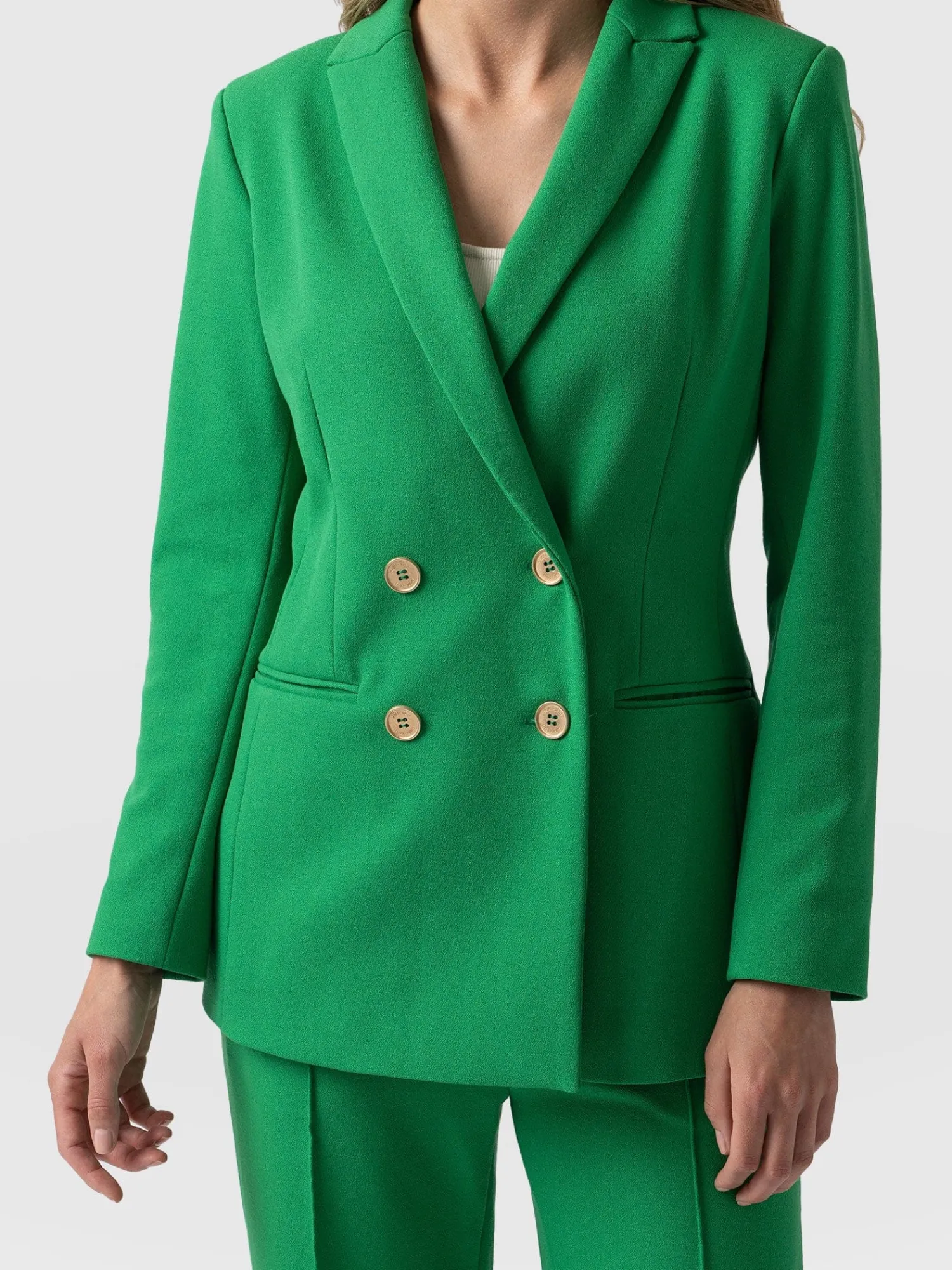Hot Saint and Sofia Cambridge Blazer - Emerald Green