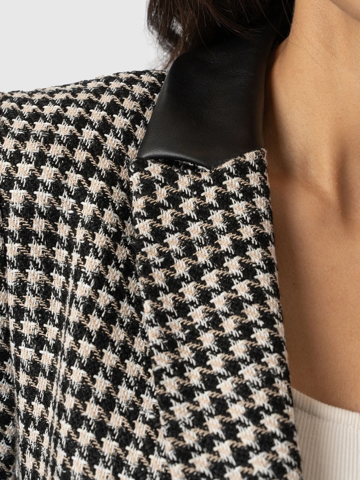Discount Saint and Sofia Cambridge Blazer - Houndstooth