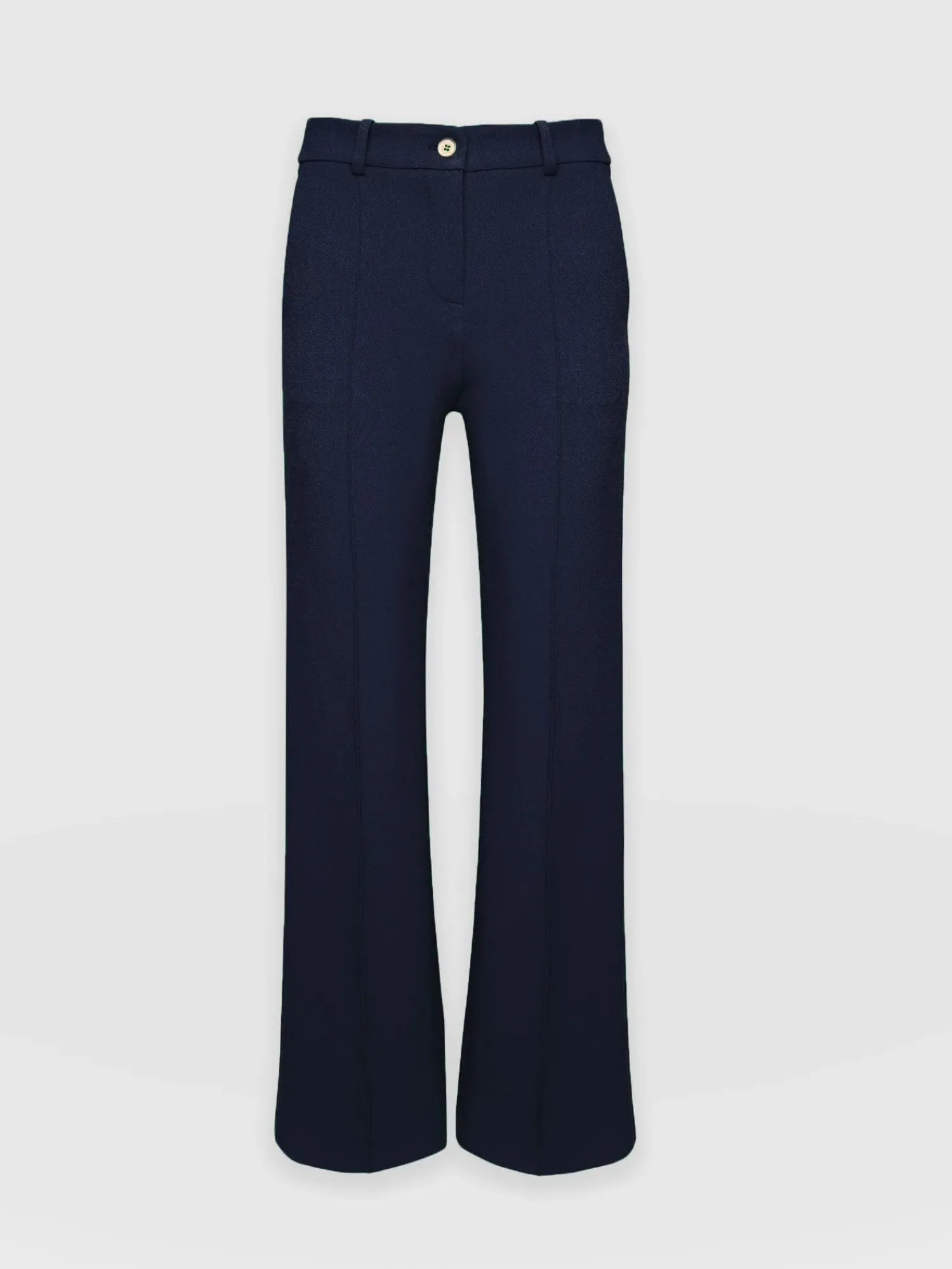 Outlet Saint and Sofia Cambridge Tailored Wide Leg Pant - Navy