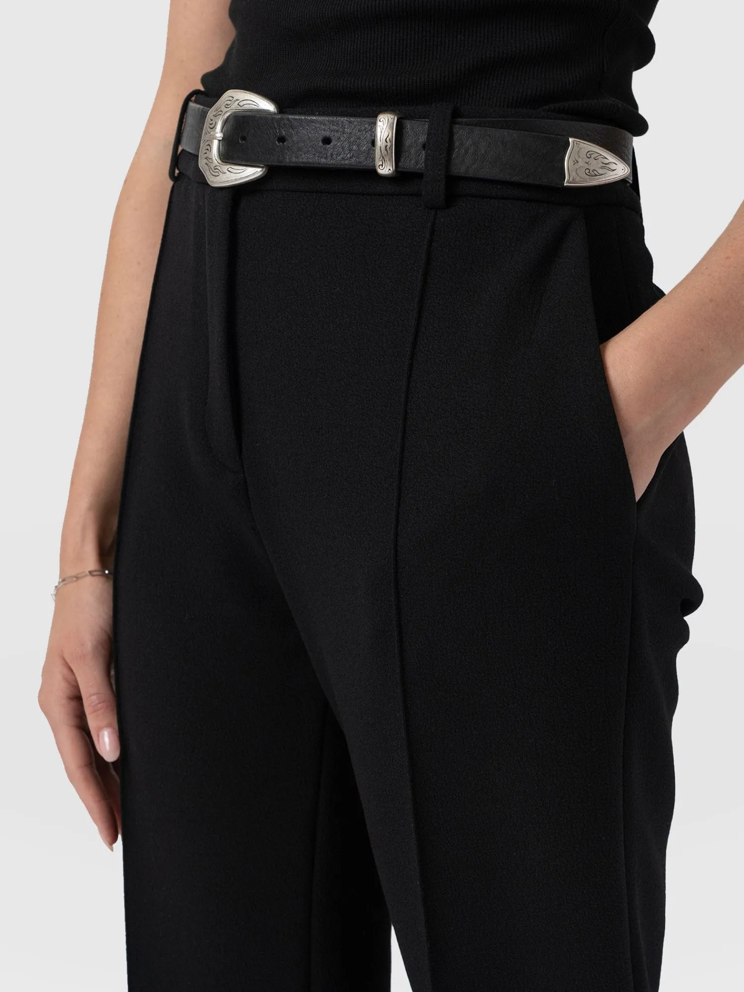 Hot Saint and Sofia Cambridge Tapered Pant - Black