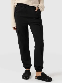 Clearance Saint and Sofia Cargo Tapered Pant - Black