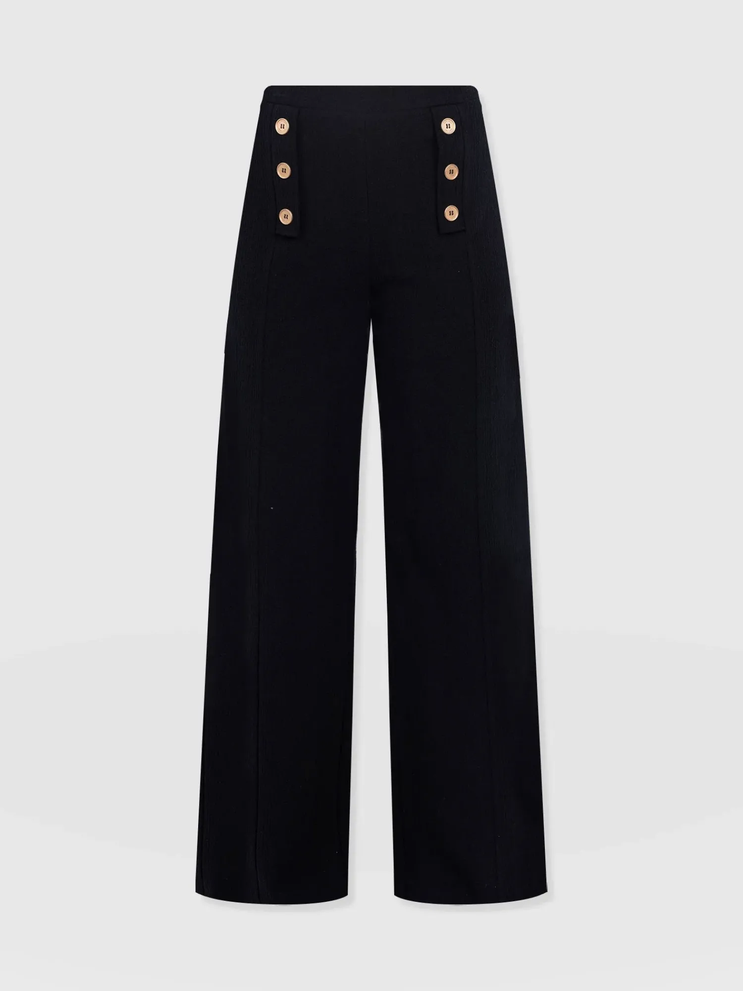 Fashion Saint and Sofia Chelsea Pant - Black Textured