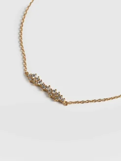 Sale Saint and Sofia Constellation Cluster Bar Bracelet - Gold