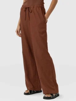 Hot Saint and Sofia Corinne Linen Pant - Russet Brown