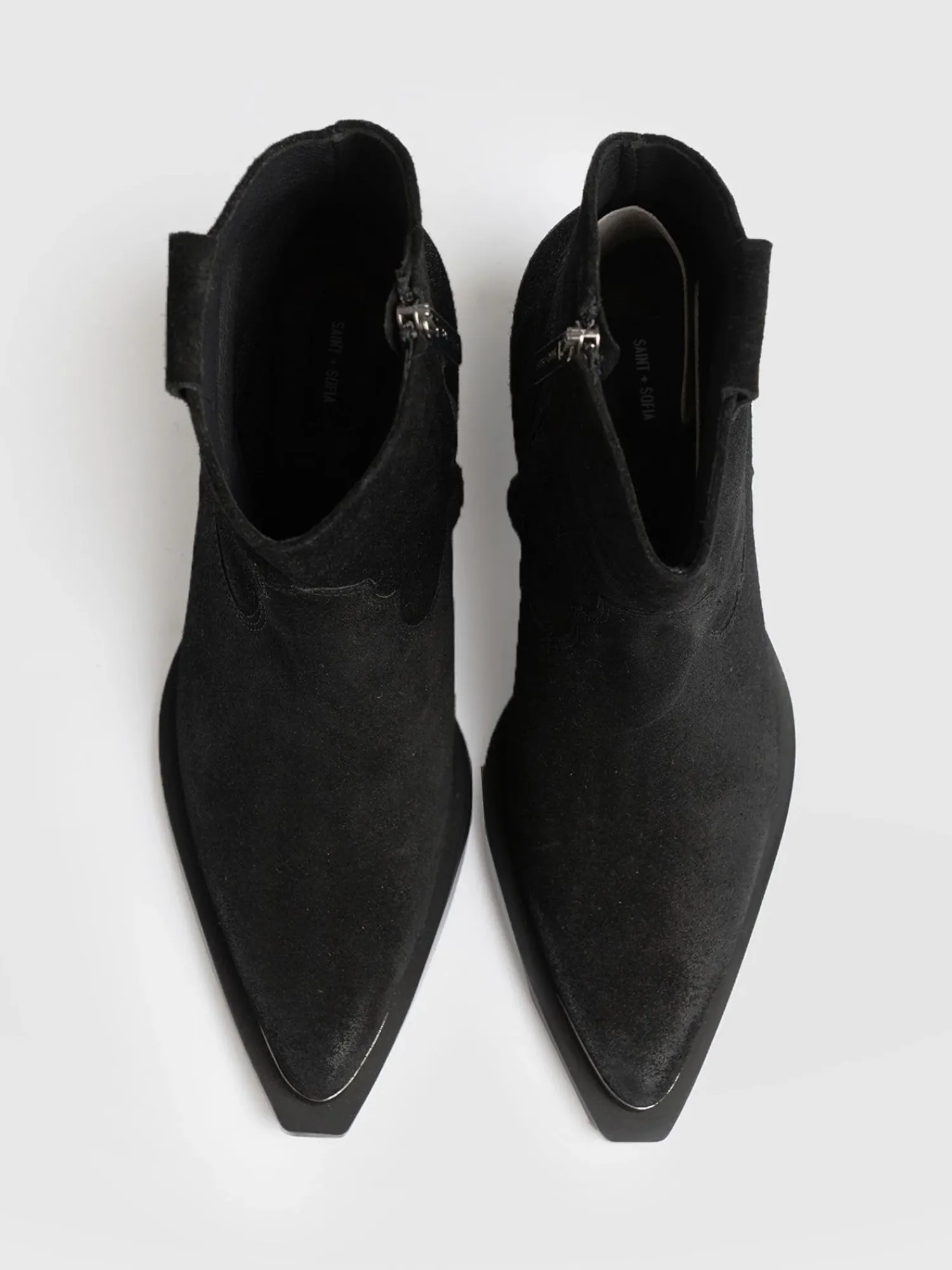 Clearance Saint and Sofia Dallas Metal Boot - Black