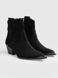 Clearance Saint and Sofia Dallas Metal Boot - Black