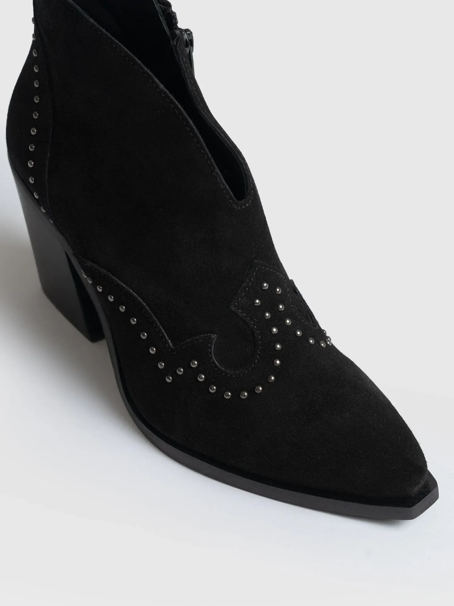 Hot Saint and Sofia Dallas Studded Ankle Boot - Black