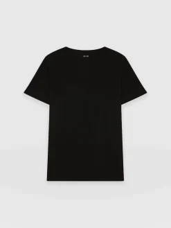 Online Saint and Sofia Easy Cotton Tee - Black