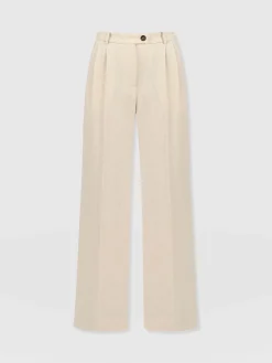 Discount Saint and Sofia Emery Wide Leg Pant - Cream