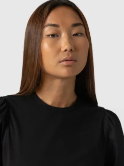 Hot Saint and Sofia Eva Mock Shirt - Black
