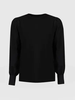 Hot Saint and Sofia Eva Mock Shirt - Black