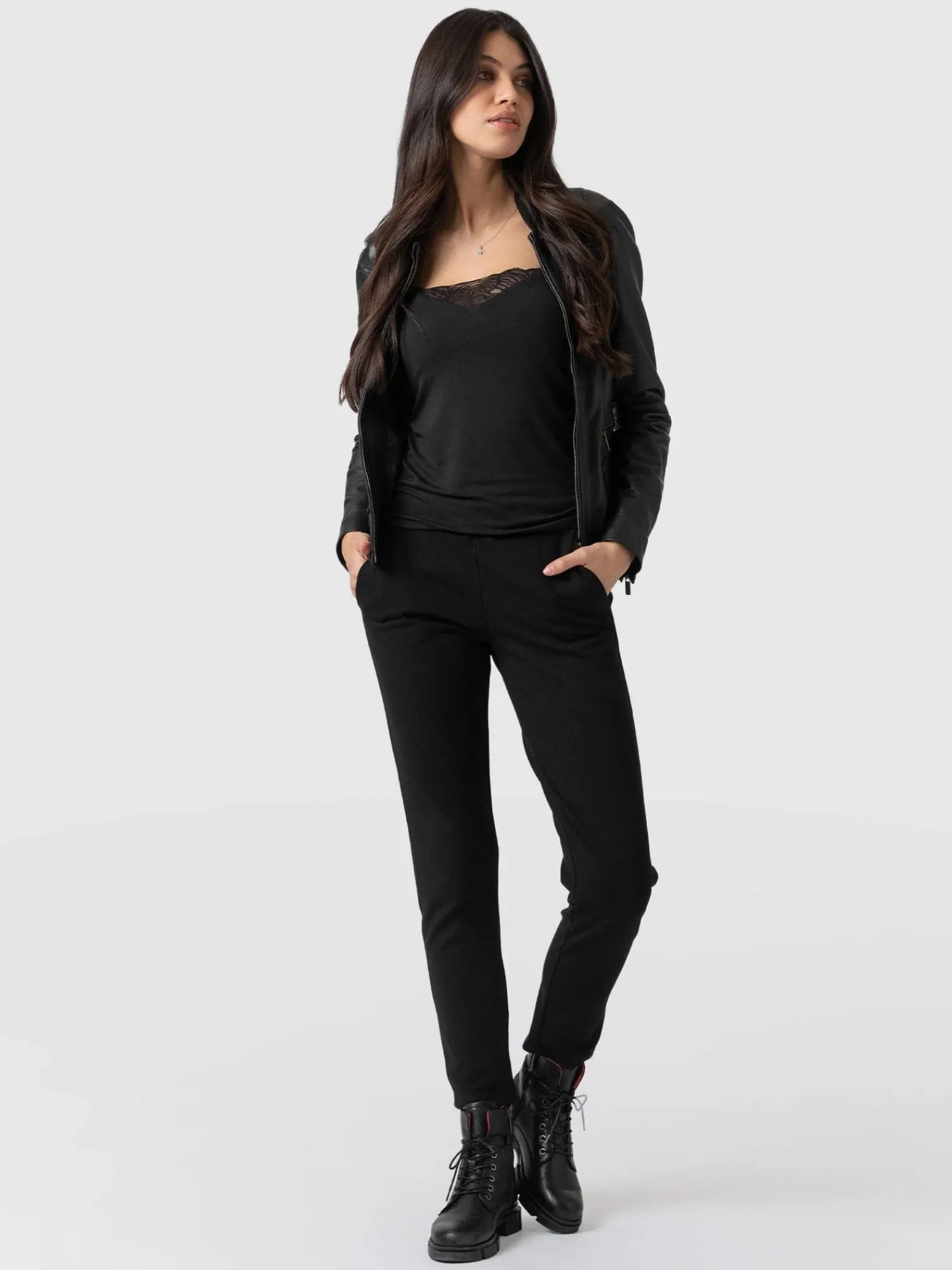 New Saint and Sofia Finsbury Pant - Black