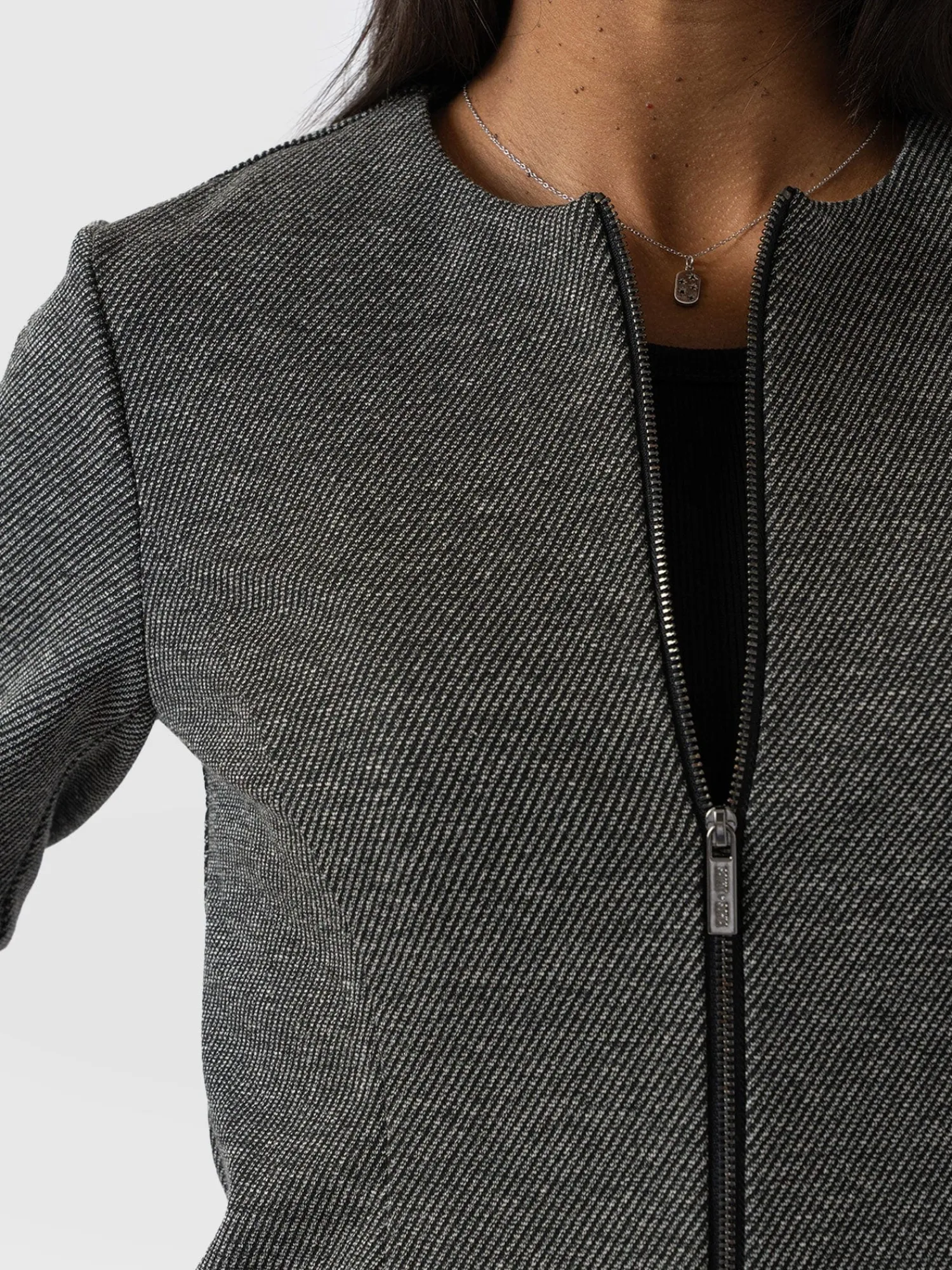 Best Saint and Sofia Florence Jacket - Grey Twill