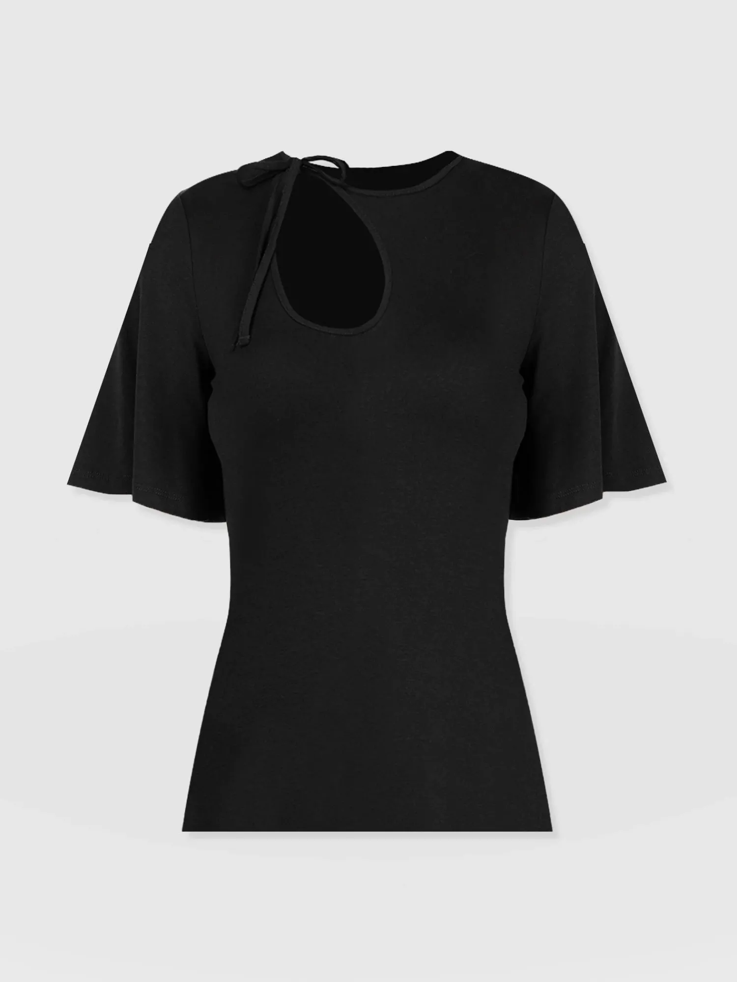 Best Saint and Sofia Freya Tie Tee - Black