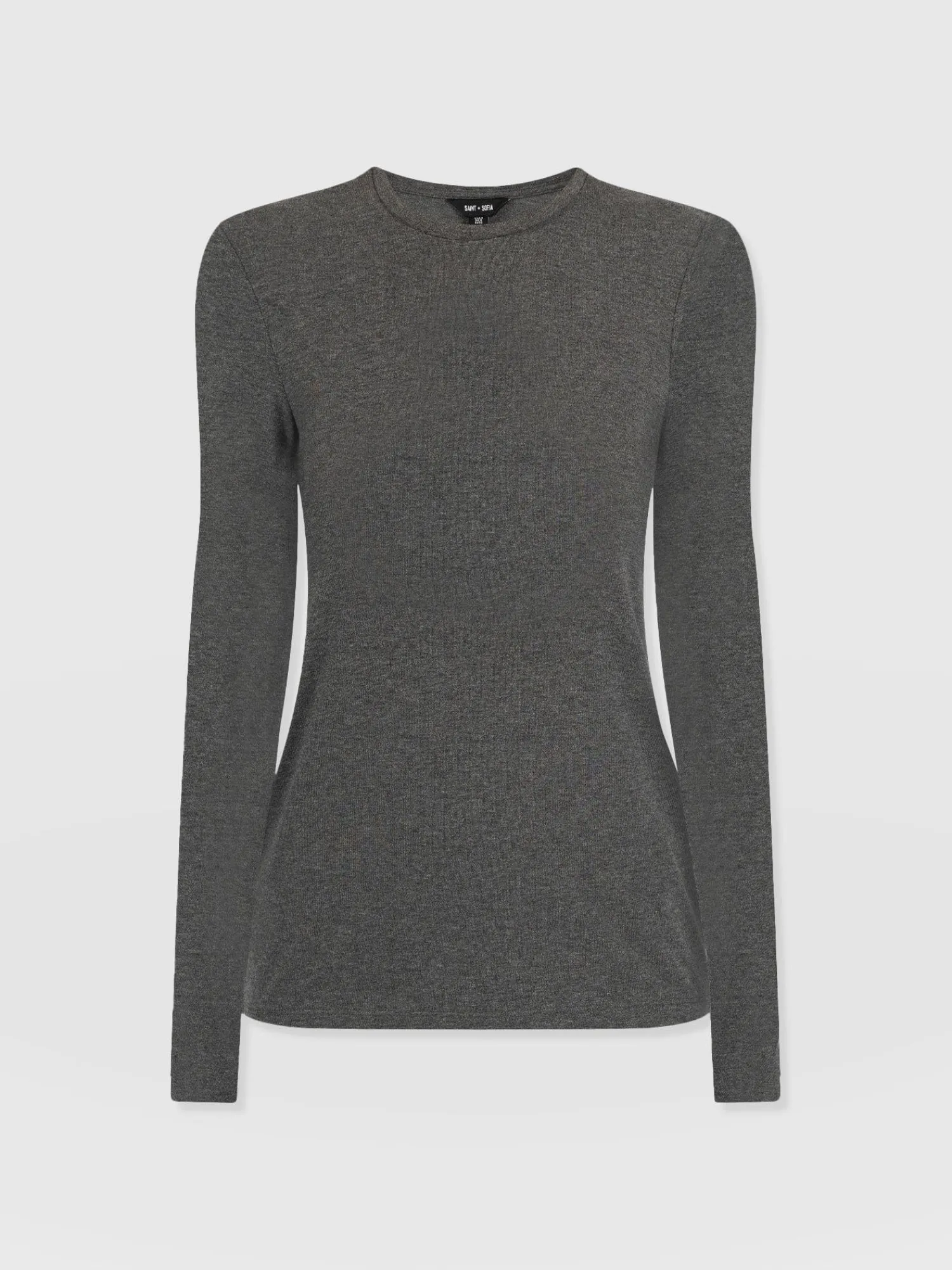 New Saint and Sofia Glen Crew Neck Tee - Charcoal