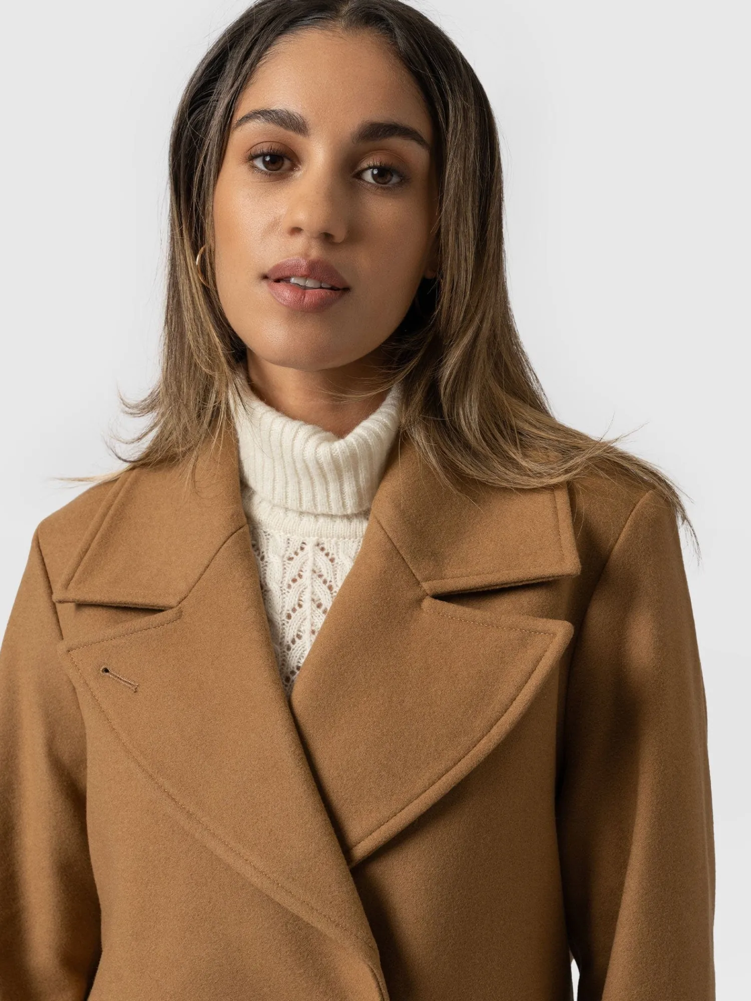 Fashion Saint and Sofia Halcyon Coat - Camel