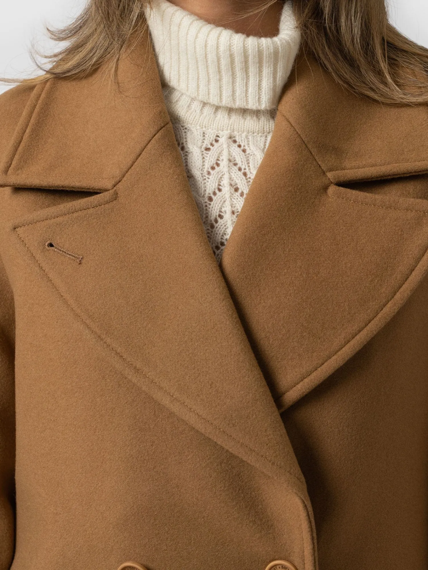 Fashion Saint and Sofia Halcyon Coat - Camel