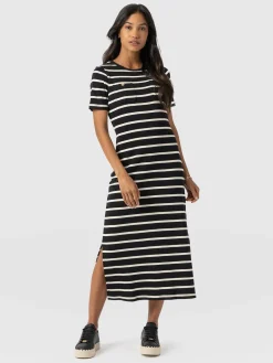 Best Saint and Sofia Helena T-Shirt Dress - Stripe