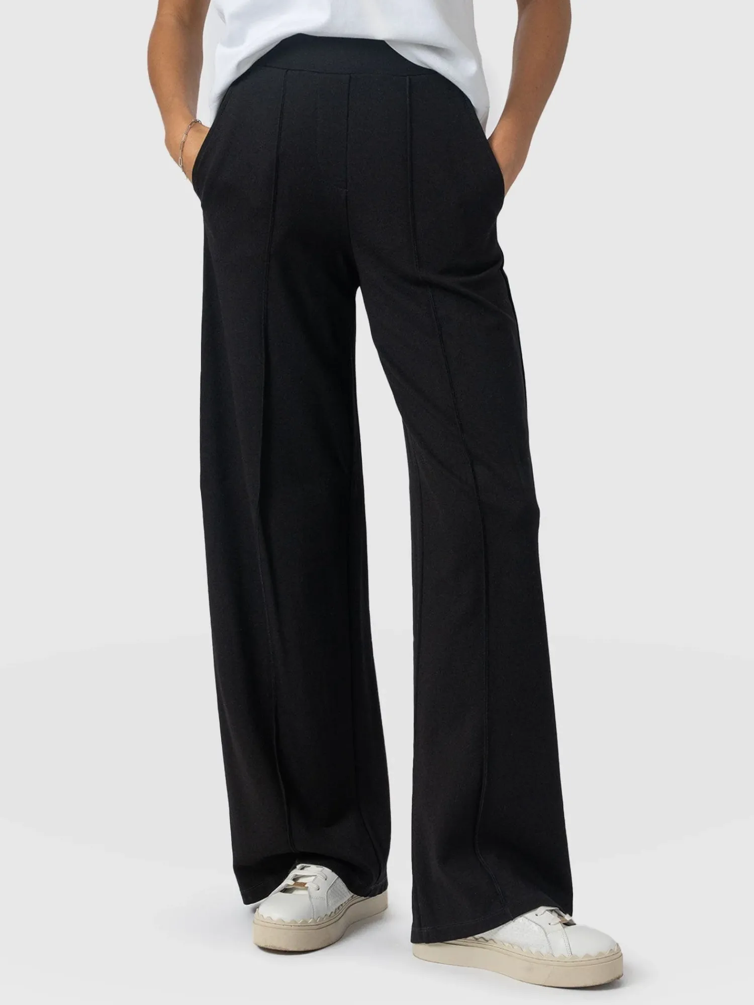 Best Saint and Sofia Keller Wide Leg Pant - Black
