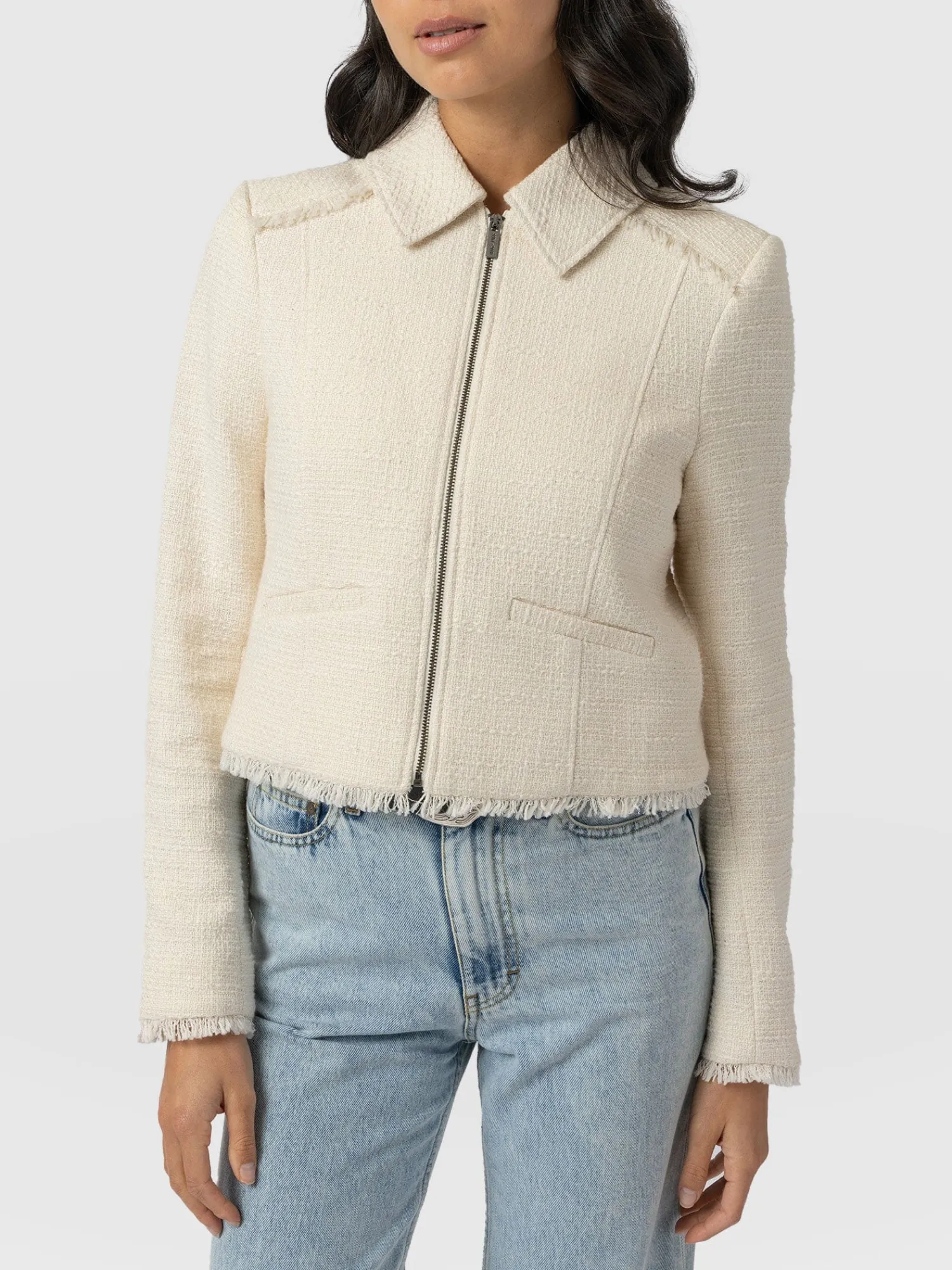 Outlet Saint and Sofia Kinley Jacket - Cream