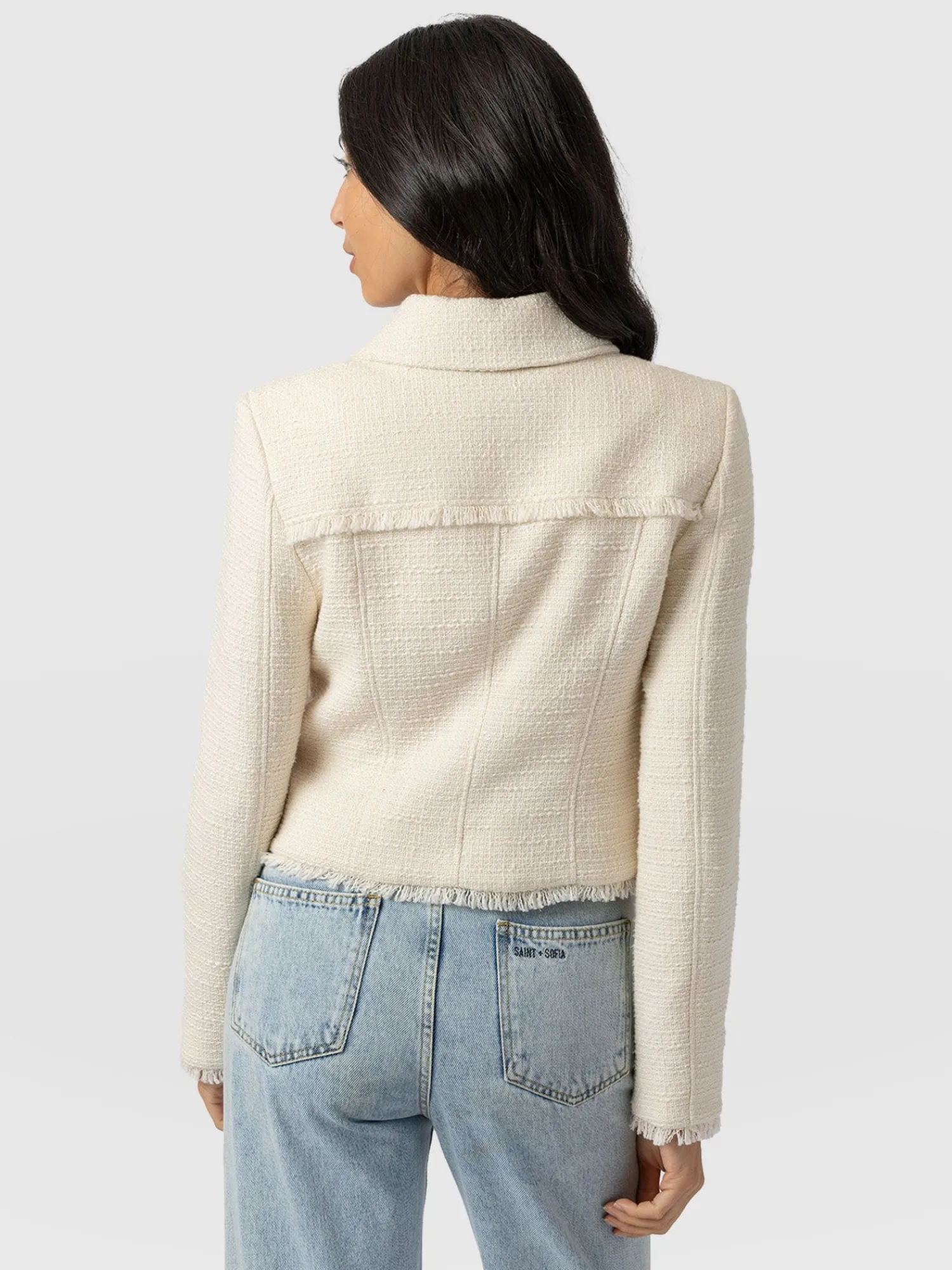 Outlet Saint and Sofia Kinley Jacket - Cream