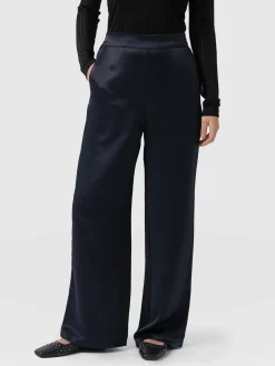 Clearance Saint and Sofia Langley Wide Leg Pant - Navy
