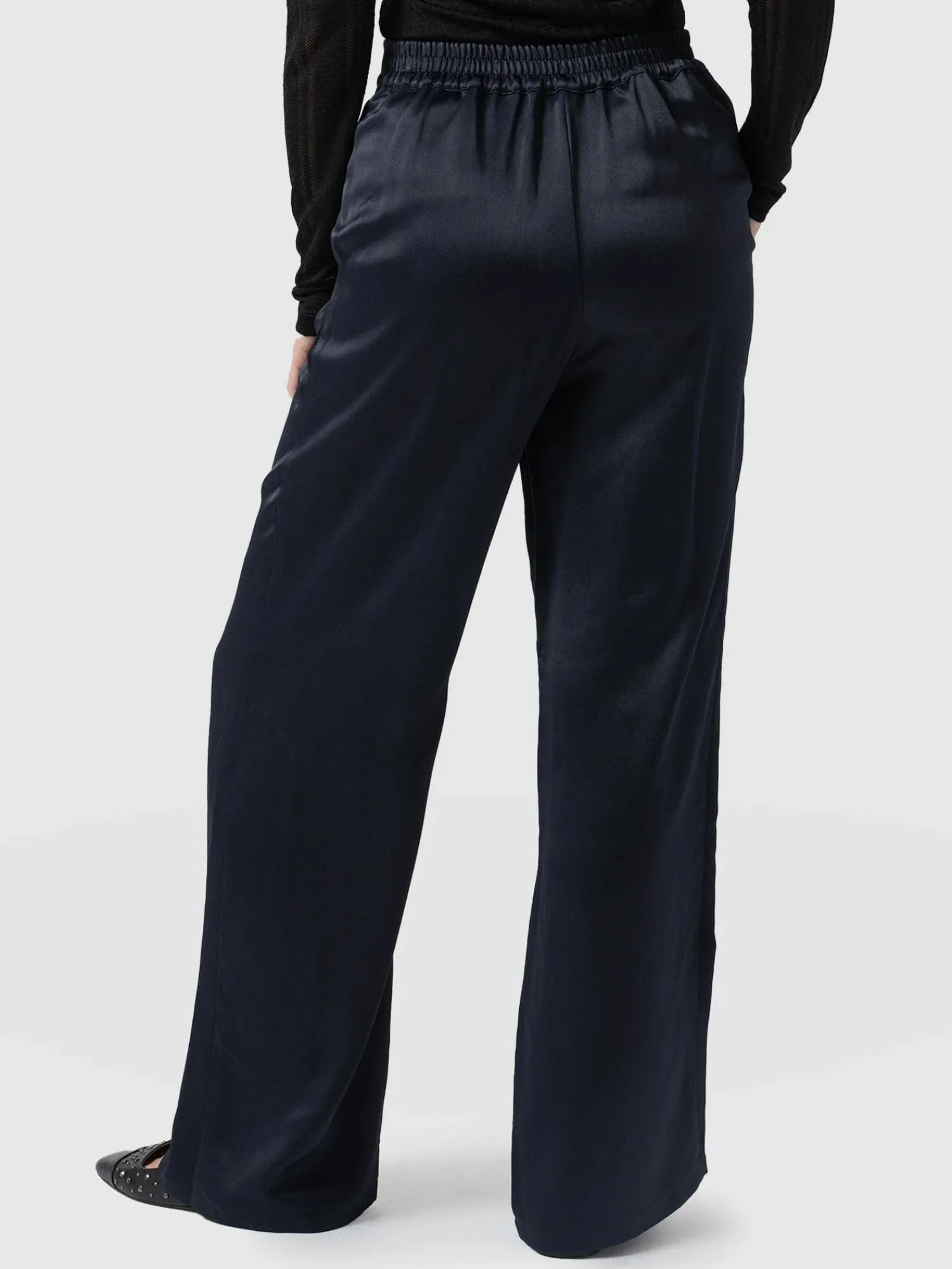 Clearance Saint and Sofia Langley Wide Leg Pant - Navy