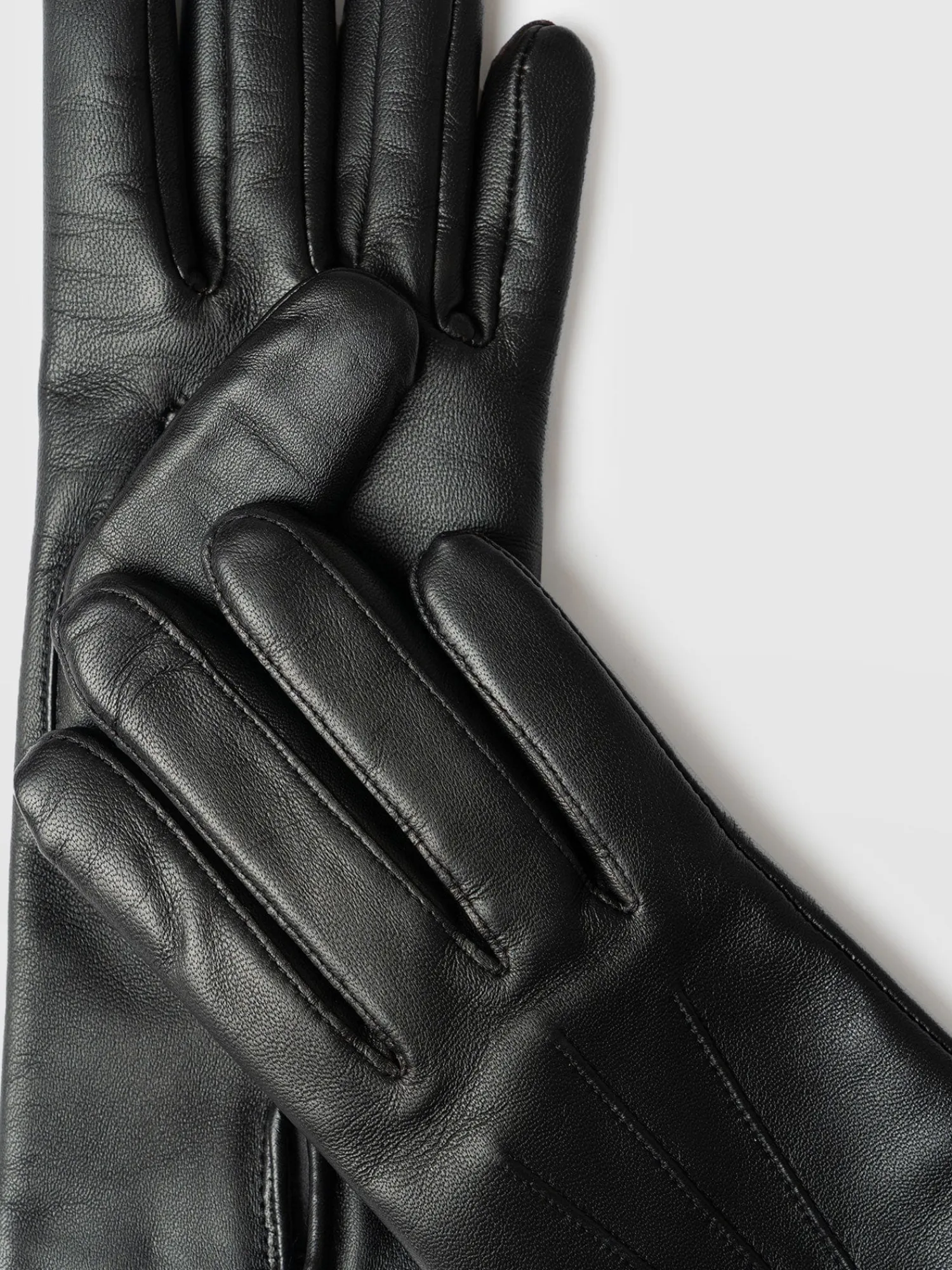 Online Saint and Sofia Luther Leather Gloves - Black