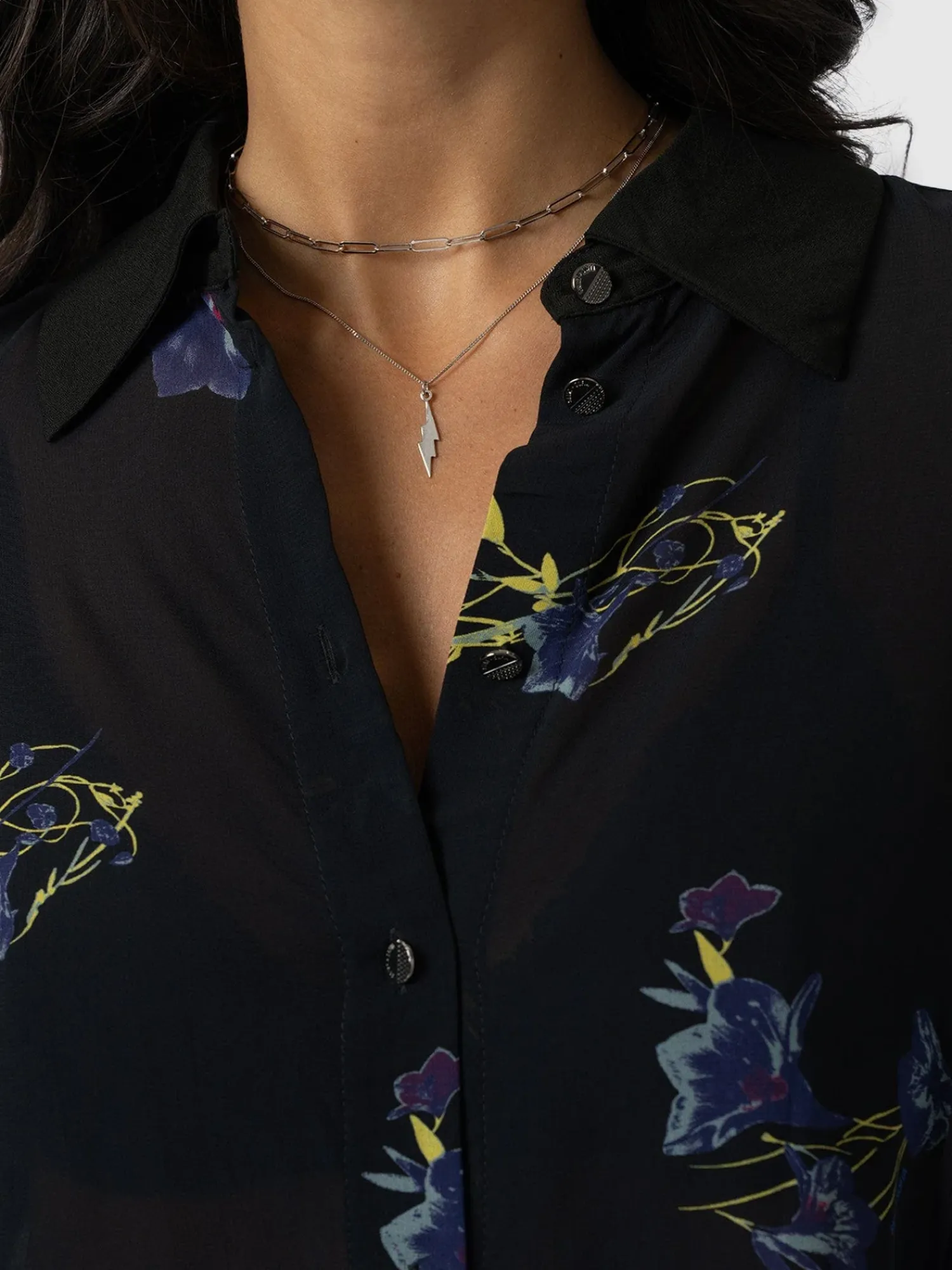 Discount Saint and Sofia Madison Shirt - Blue Lily Gardens