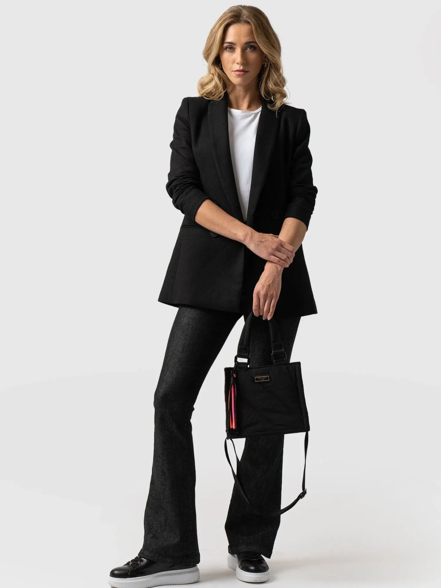 Outlet Saint and Sofia Mini Penny Tote Bag - Black