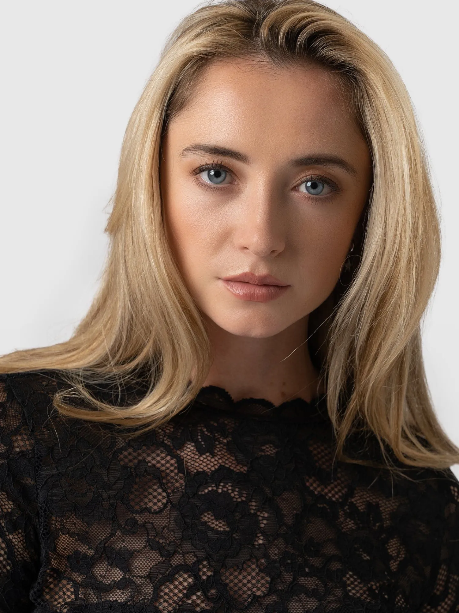 Outlet Saint and Sofia Miranda Lace Tee - Black