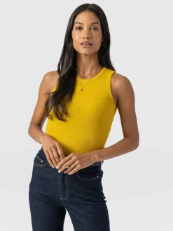 Discount Saint and Sofia Nova Racer Vest - Mustard