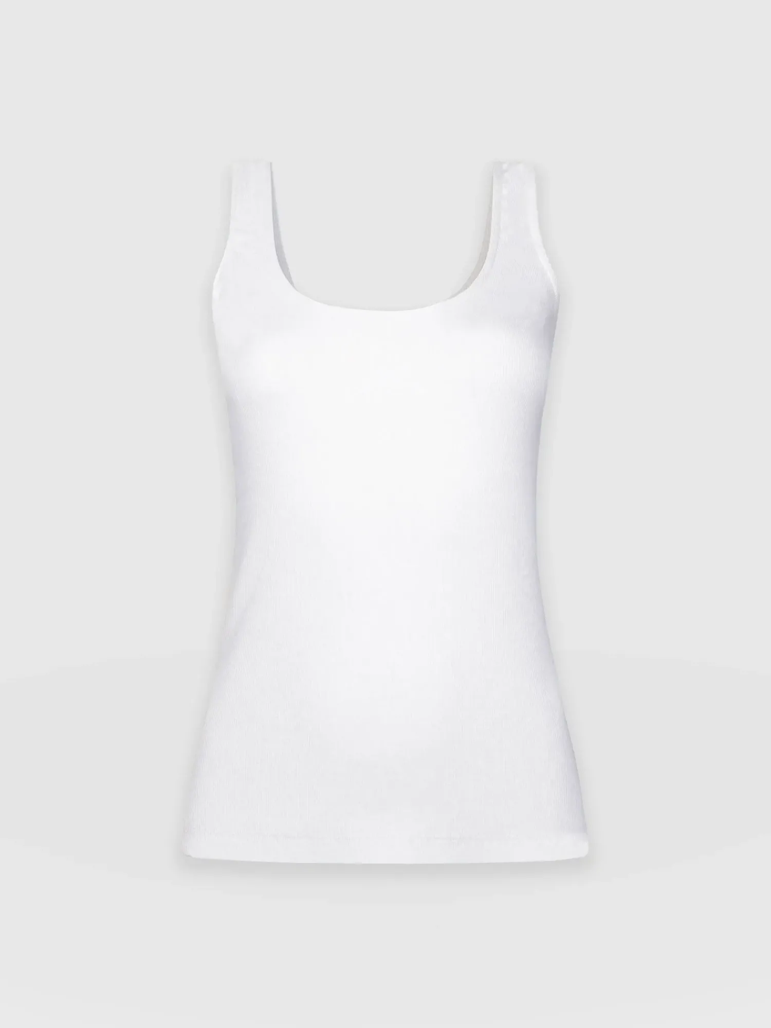 Sale Saint and Sofia Olivia Rib Vest - White