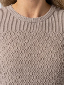 Hot Saint and Sofia Primrose Knit Sweater - Malt