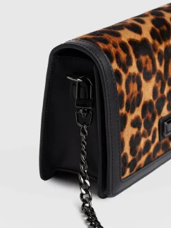 Outlet Saint and Sofia Primrose Wallet on Chain - Leopard