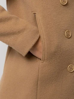 Discount Saint and Sofia Quinn Pea Coat - Camel