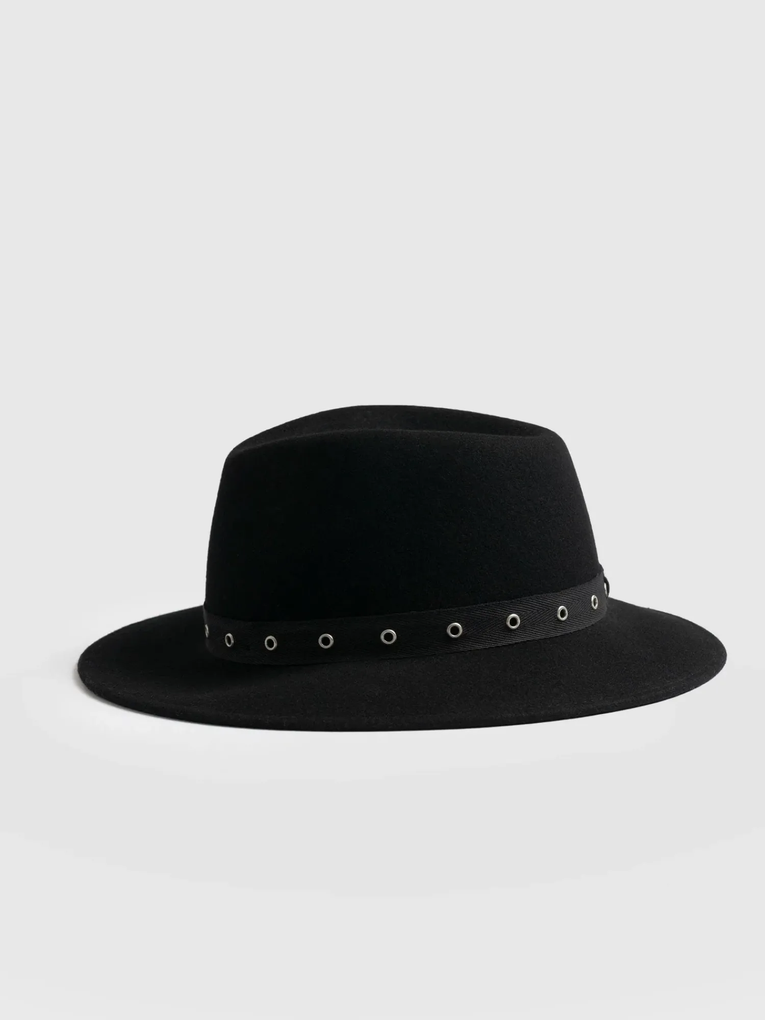 Hot Saint and Sofia Ramona Studded Hat - Black