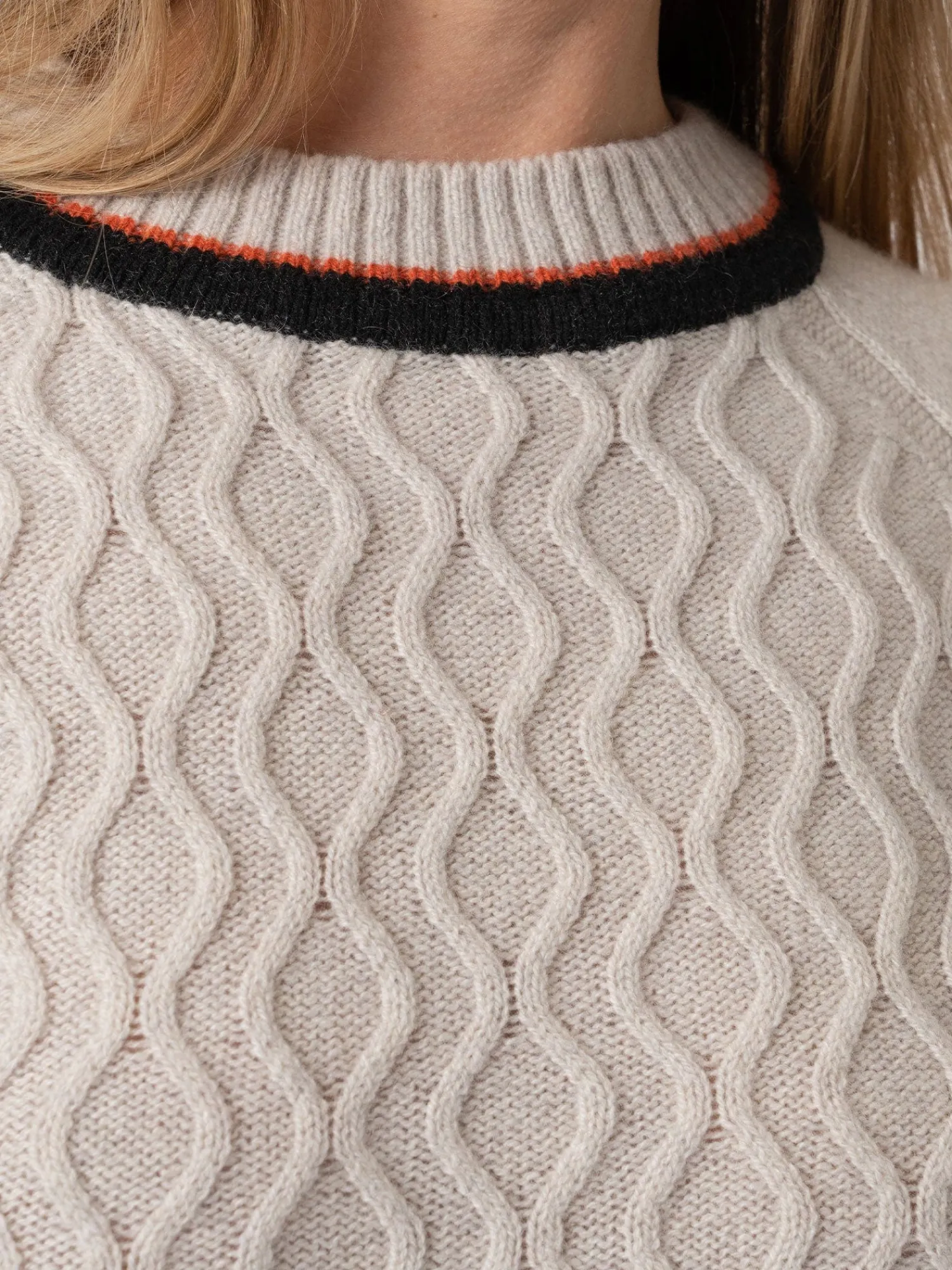 New Saint and Sofia Rayner Cashmere Jumper - Beige