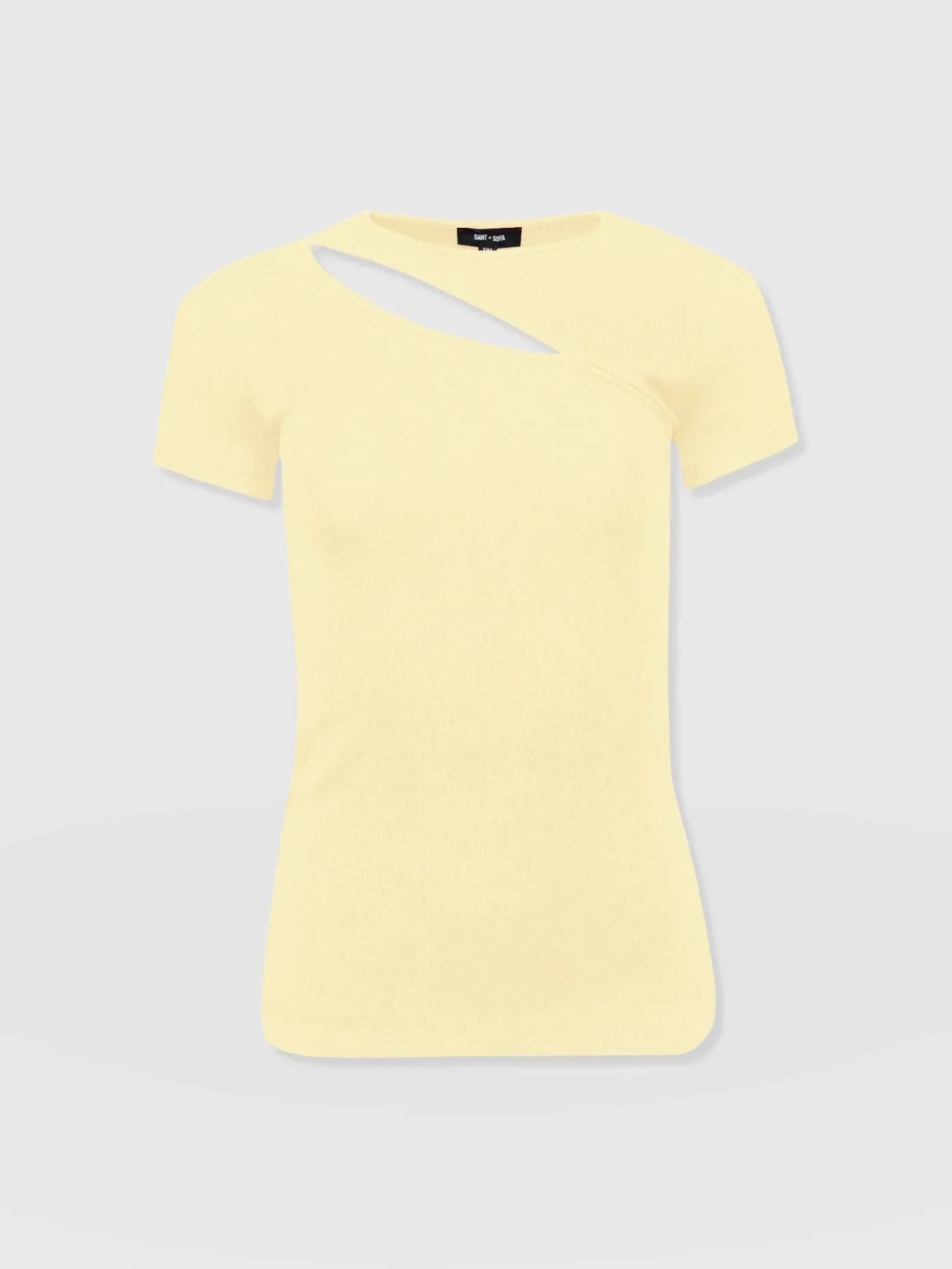 Sale Saint and Sofia Reveal Tee - Yellow
