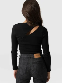 New Saint and Sofia Reveal Tee Long Sleeve - Black